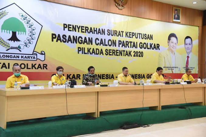 DPP Golkar Resmi Umumkan 4 Paslon Pilkada Serentak Provinsi Riau Tahun 2020